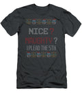 Naughty Nice I Plead the 5th Lawyer Ugly Christmas Rufusw Runa T-Shirt