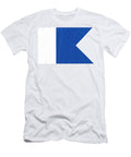 Nautical Flag Alpha Christopher J Kirby T-Shirt