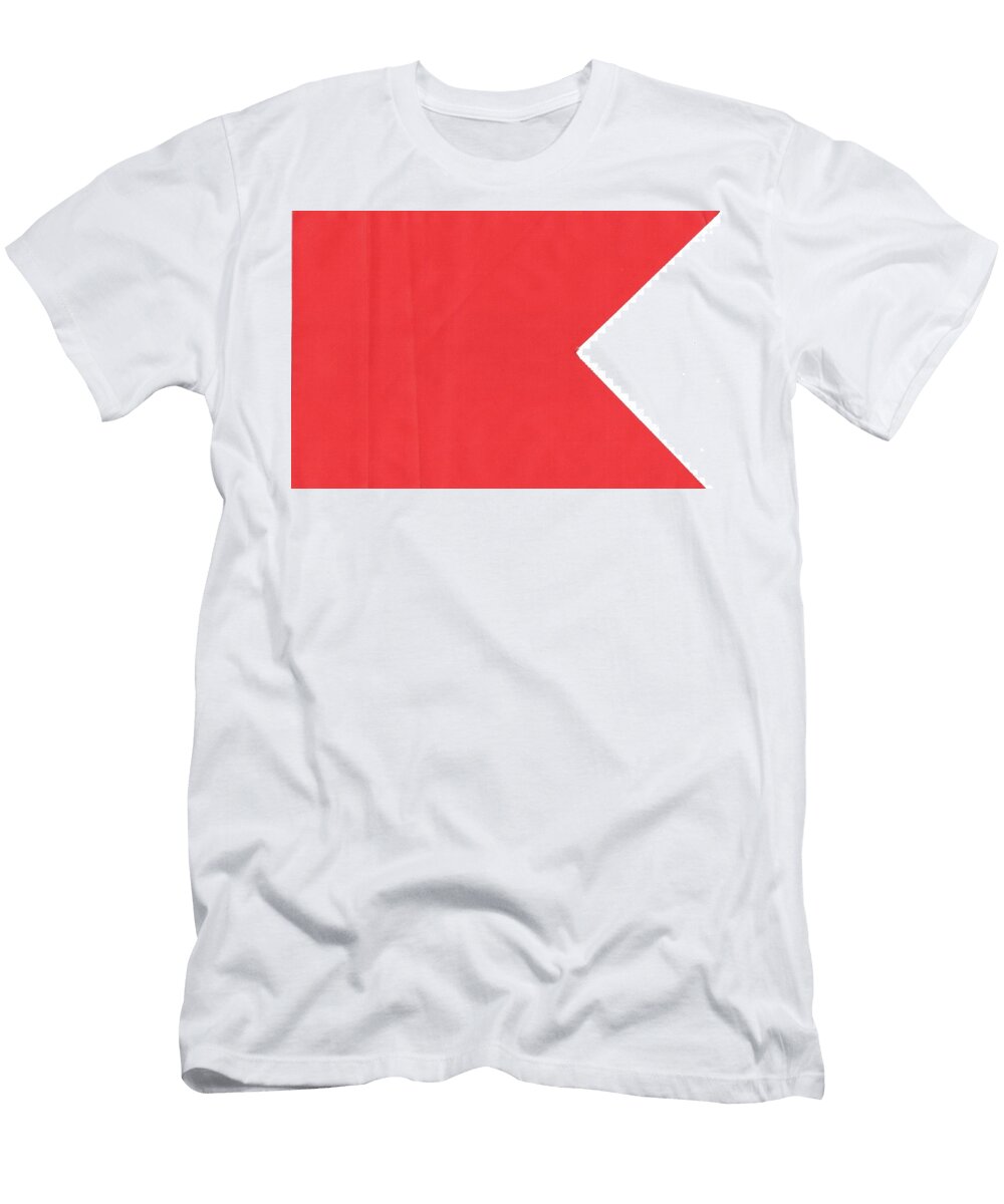 Nautical Flag Bravo Christopher J Kirby T-Shirt