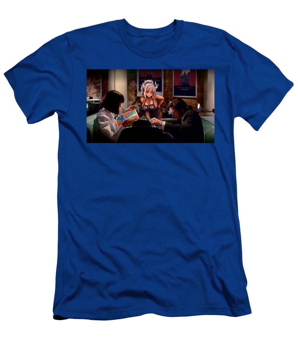 Needed Gifts Welcome to Lucifer Rabbit Slims Restaurant Vintage the Female Douxie Grimo T-Shirt