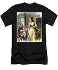Neighbourhood Teacher Among Her Elementary Students in Her Classroom Mid 19th Century Illustration 19th Century Engraving on Wood Colour American School T-Shirt