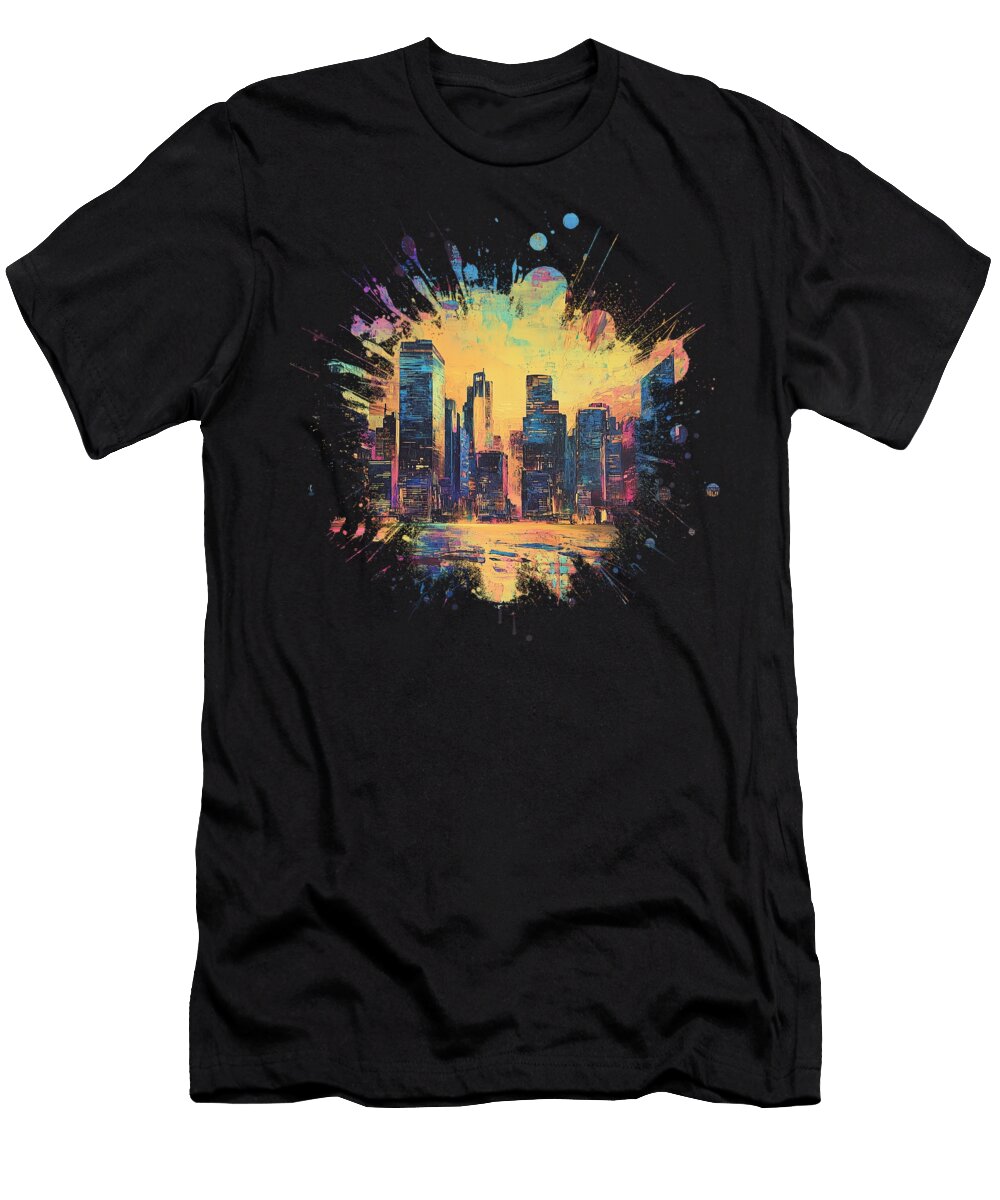 Neon City Serene Scenes T-Shirt