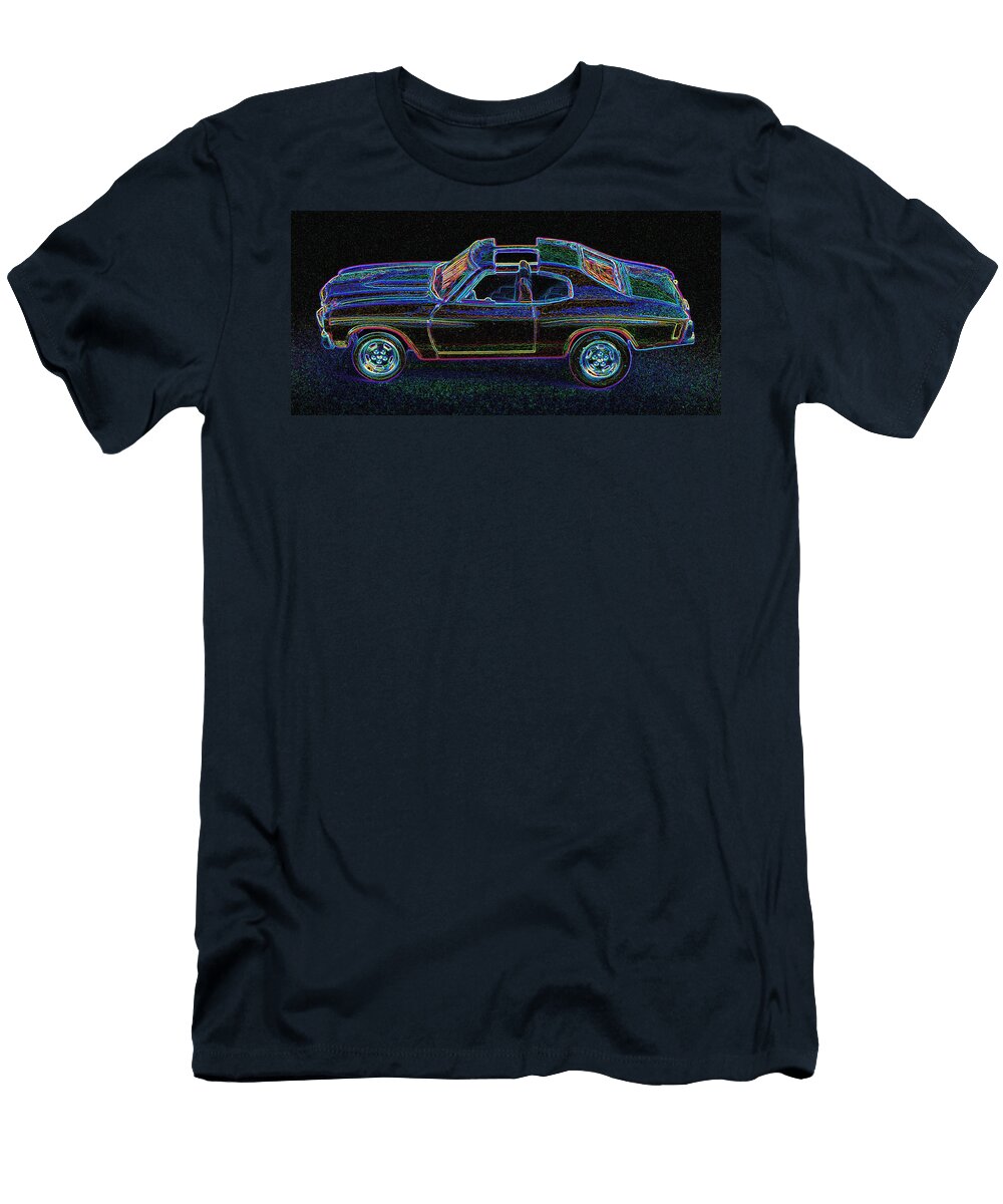 Neon Lights Chevy Chevelle Bruce Roker T-Shirt