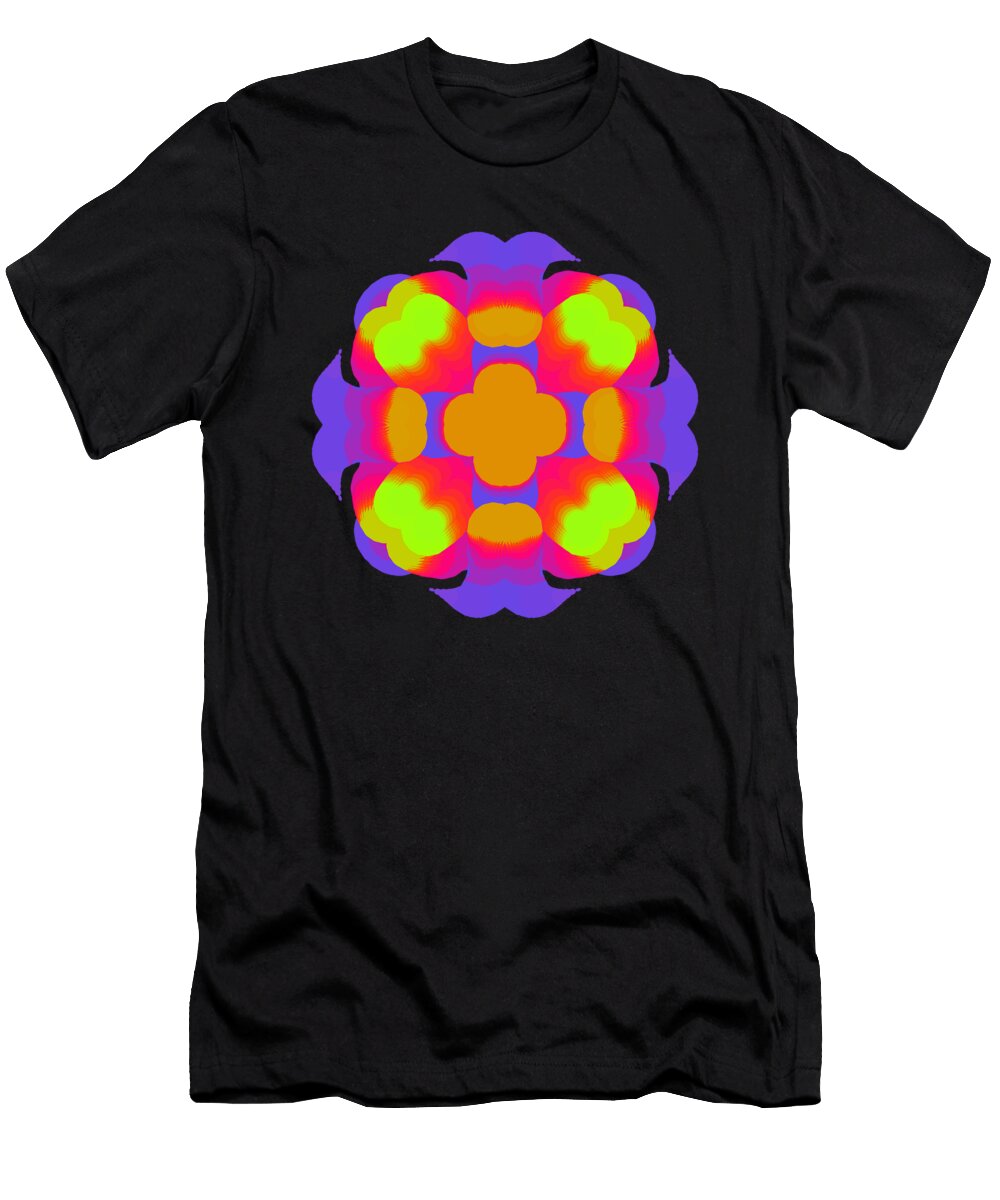 Neon Pop Flower Ariel Guevara T-Shirt