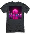 Neon Retro Gridscape 80s Synthwave Glow Corbin Henry T-Shirt