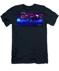 Neon Synthwave 1980s Delorean Khan Bethany T-Shirt