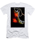Neon Wienerdog and Hotdogs Route 66 Albuquerque New Mexico Justin Rushde T-Shirt