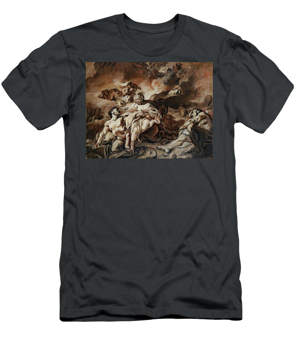 Nessus Offering His Poisoned Tunic to Dejanire Art Jeanbaptiste Deshays French T-Shirt
