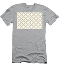 Neutral Beige and White Floral Flower Pattern Petite Pattern Minimal Graphic Designs T-Shirt