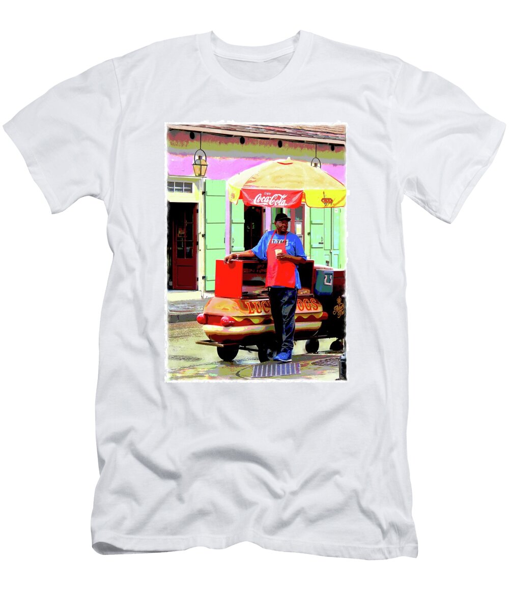 New Orleans Hotdog Vendor Eduardo Tavares T-Shirt