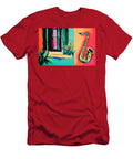 New Orleans Jazz Vibes a Saxophone Serenade Framed By Lush Greenery Olfactoart Studio T-Shirt