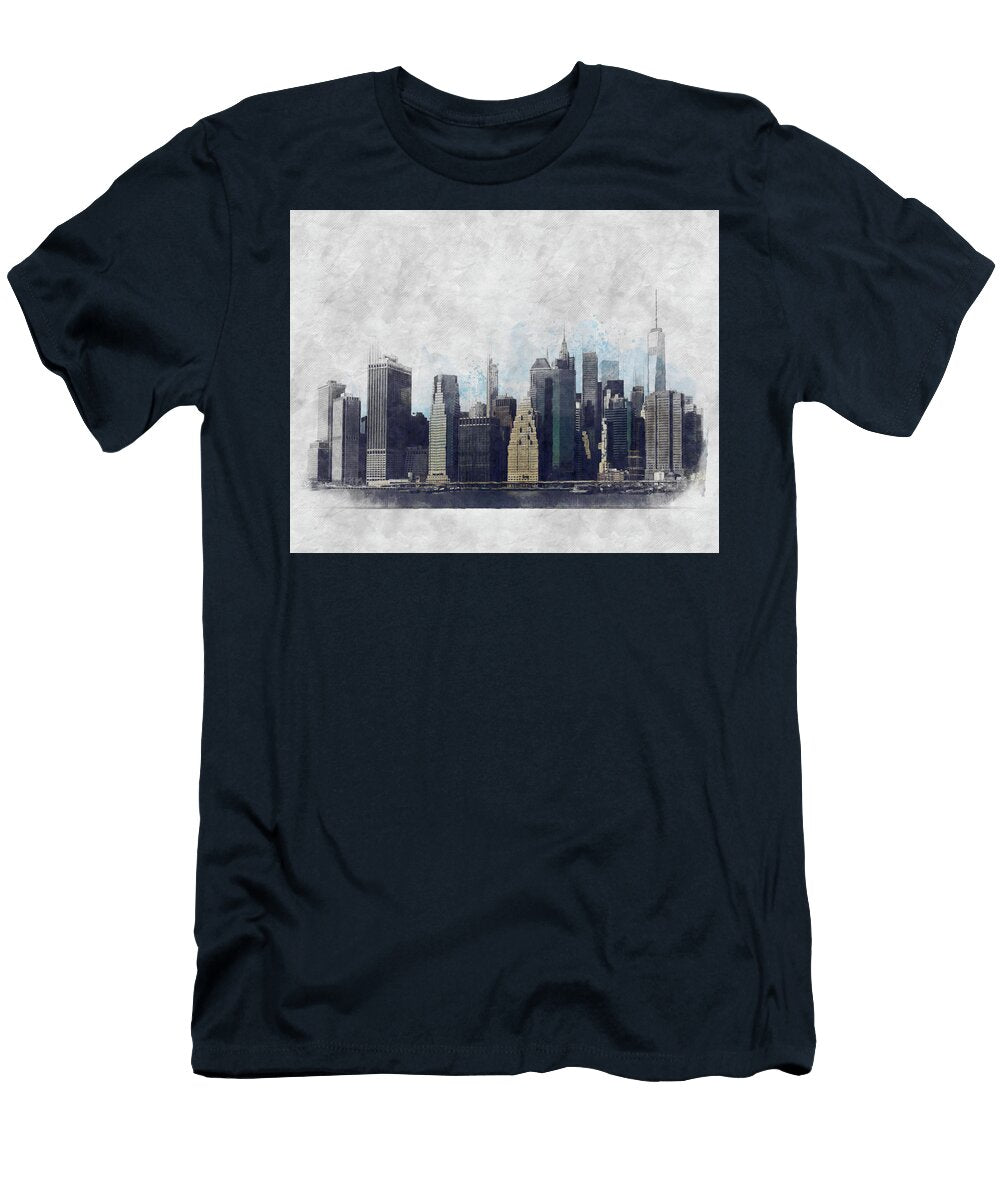 New York City Architecture Realtor Gift Artmap Travel T-Shirt