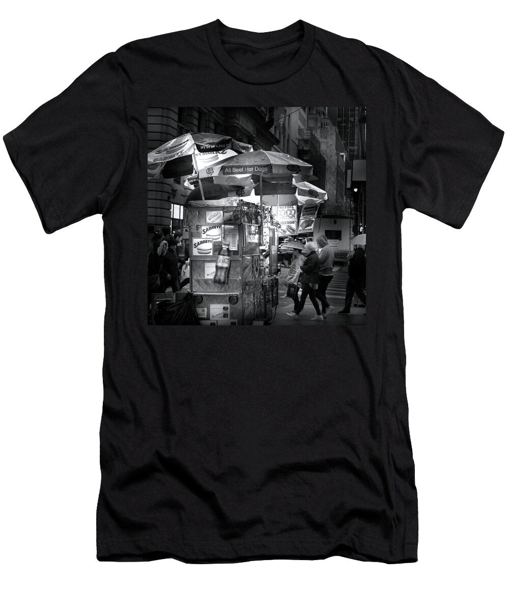 New York City Hot Dog Stand Mark Andrew Thomas T-Shirt