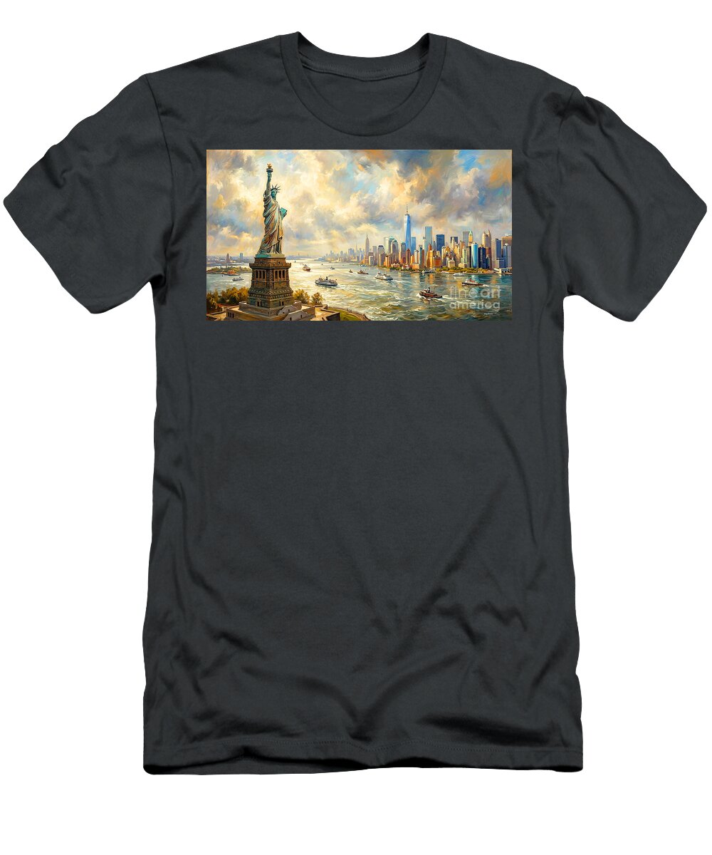 New York Statue of Liberty 20260518f Wingsdomain Art and Photography T-Shirt
