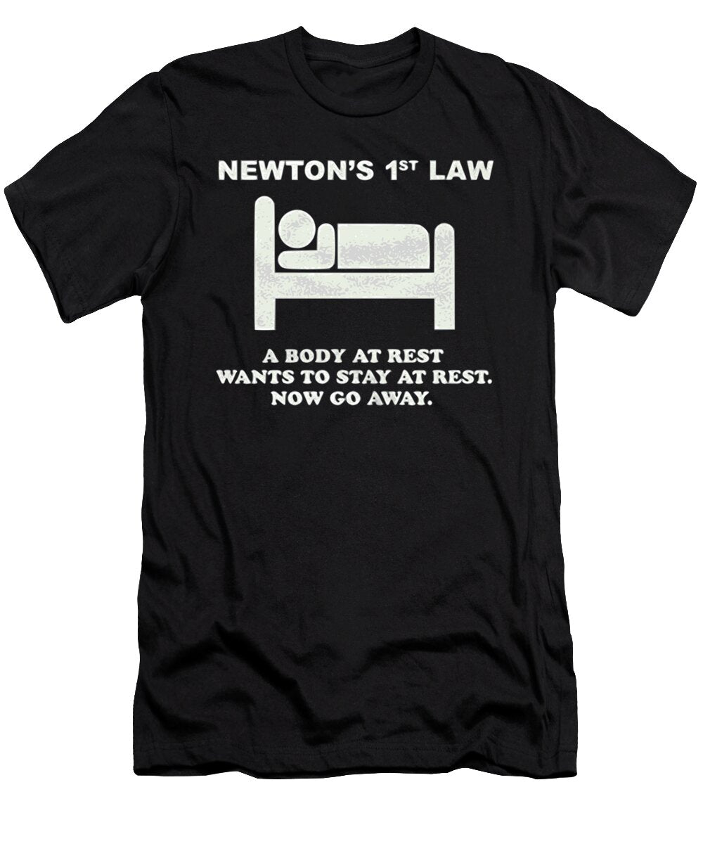 Newtons 1st Law Jacob Zelazny T-Shirt