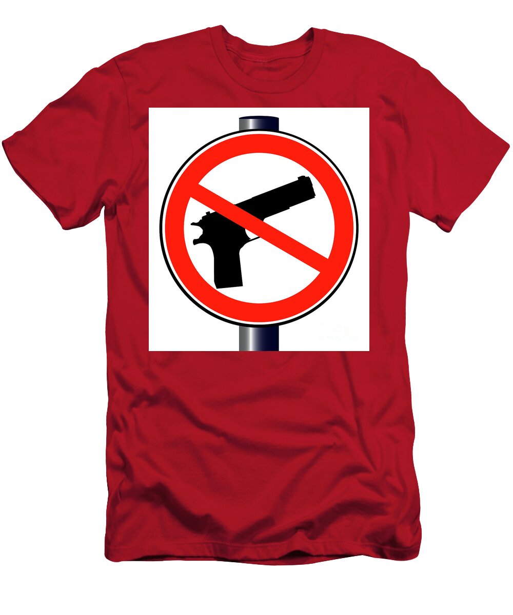 No Guns Alowed Bigalbaloo Stock T-Shirt