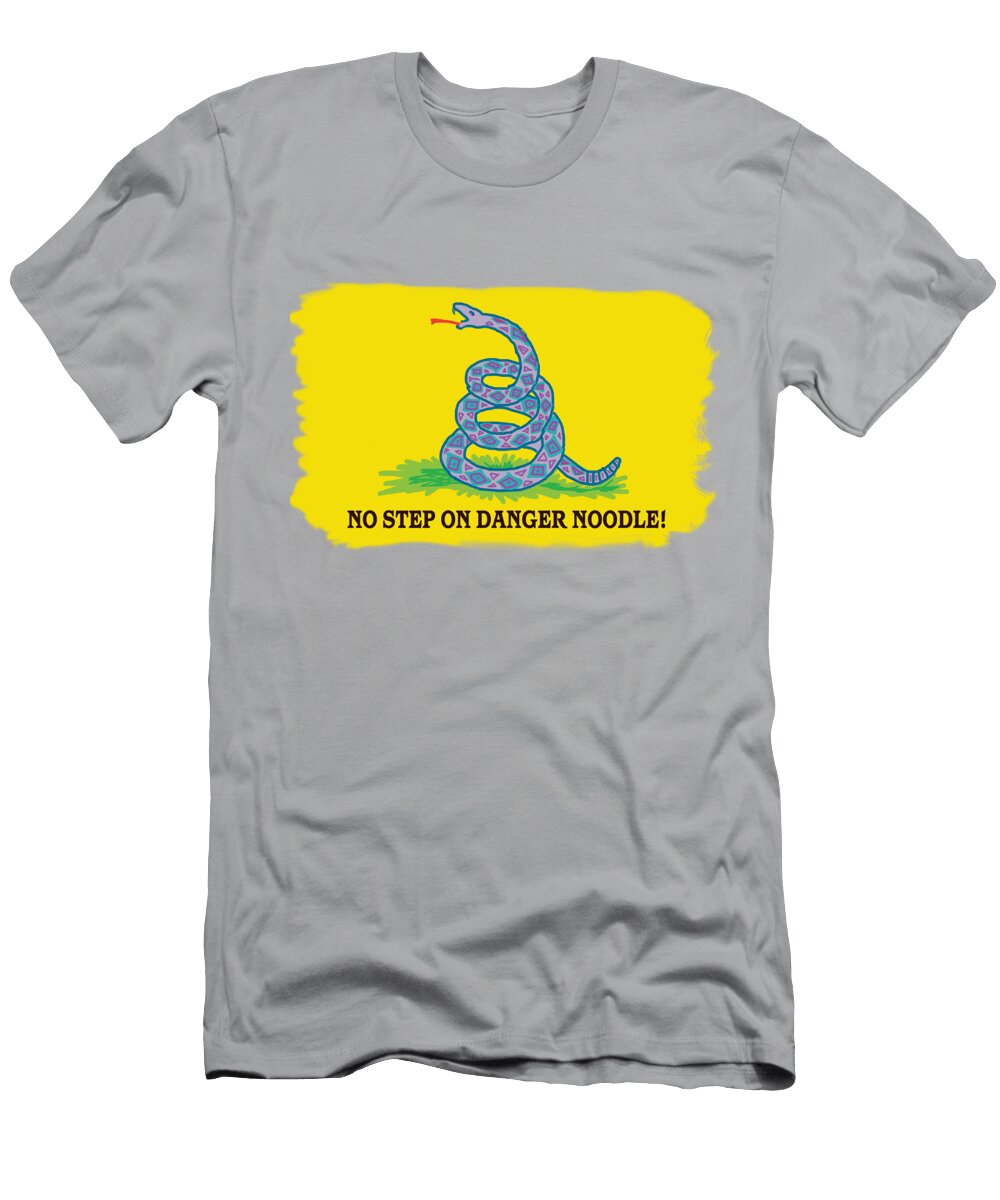 No Step on Danger Noodle Tiikae Designs T-Shirt