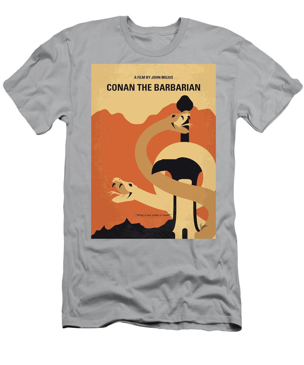 No1203 My Conan the Barbarian Minimal Movie Poster Chungkong Art T-Shirt