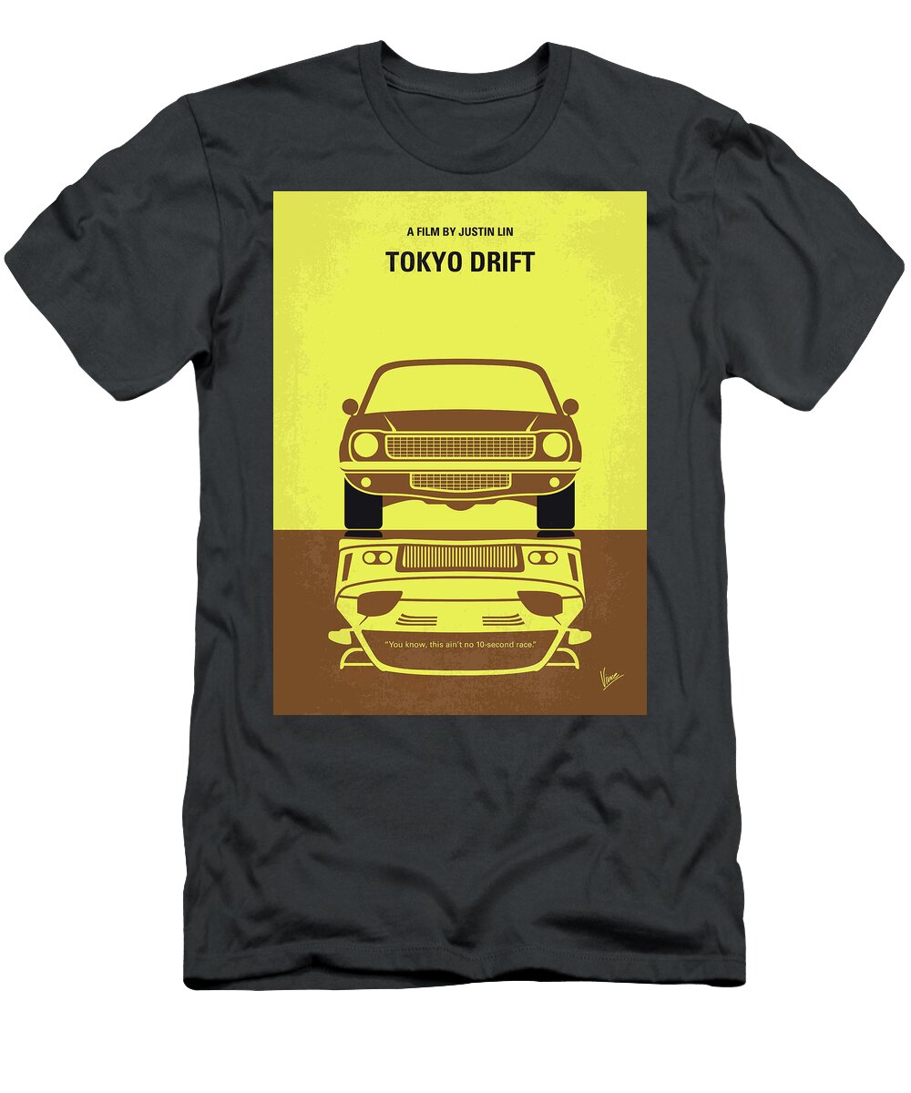 No207 3 My Tokyo Drift Minimal Movie Poster Chungkong Art T-Shirt