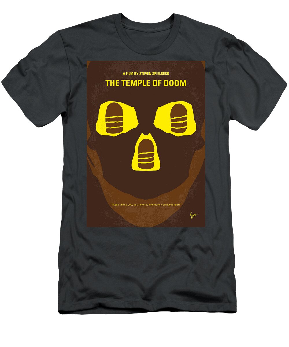 No517 My the Temple of Doom Minimal Movie Poster Chungkong Art T-Shirt