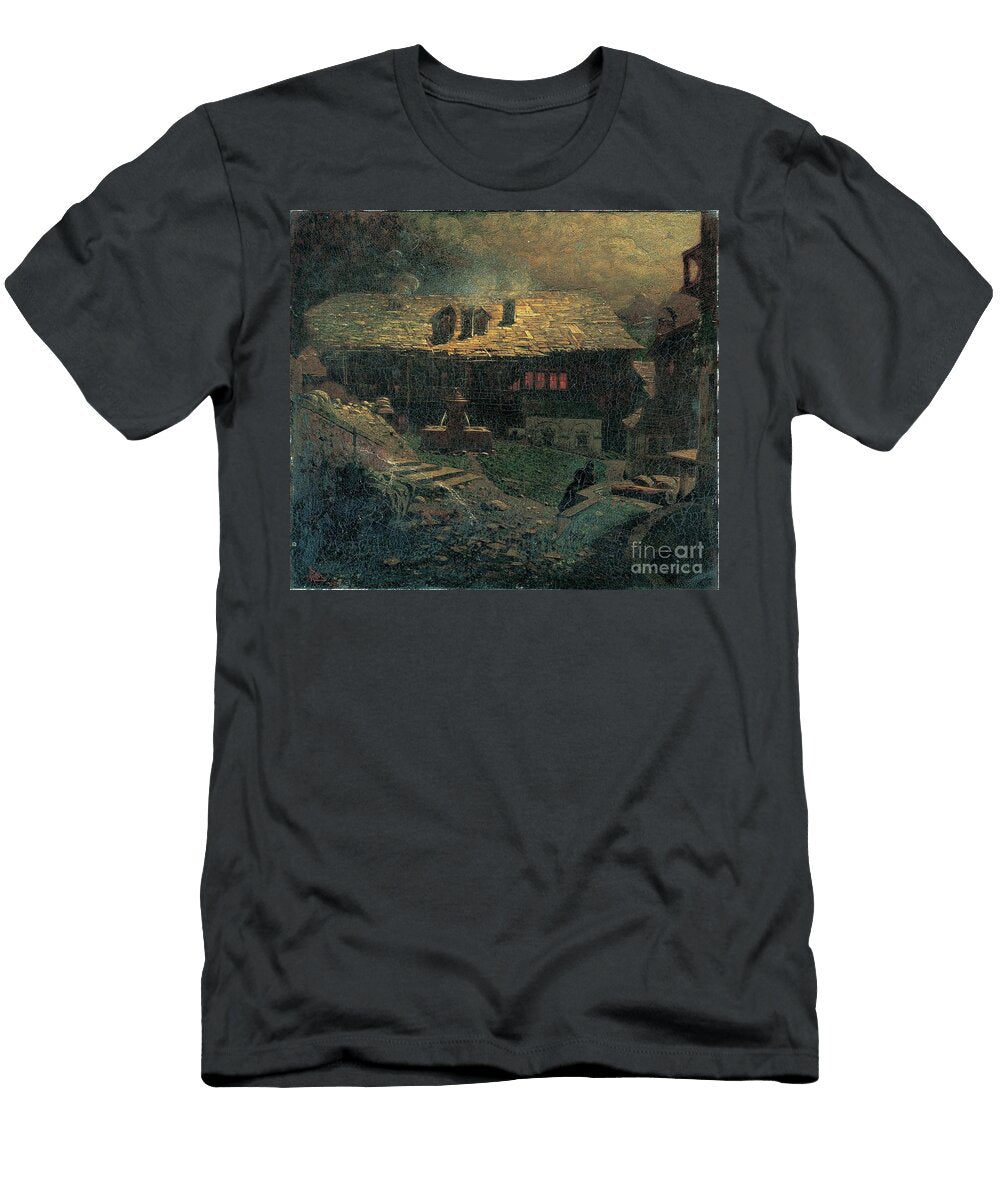 Nocturne Amongst the Tenements Mario De Maria T-Shirt