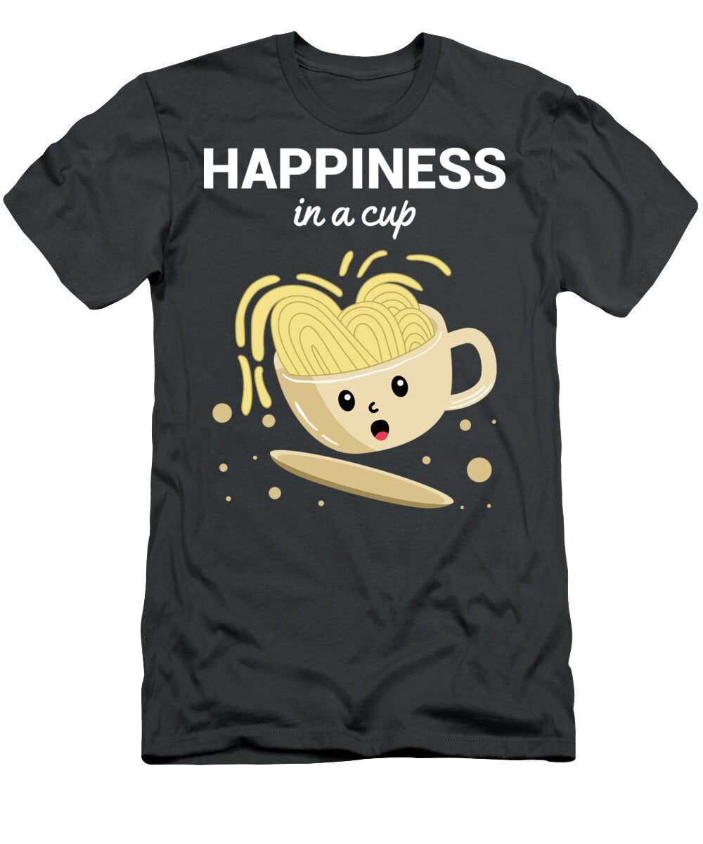 Noodles Cup Happiness Playful Cartoon Thursina T-Shirt