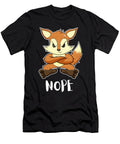Nope Funny Lazy Fox Maximus Designs T-Shirt
