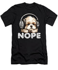 Nope Funny Lazy Shih Tzu Dog Mom Cute Owner Dad Yah Lishr T-Shirt