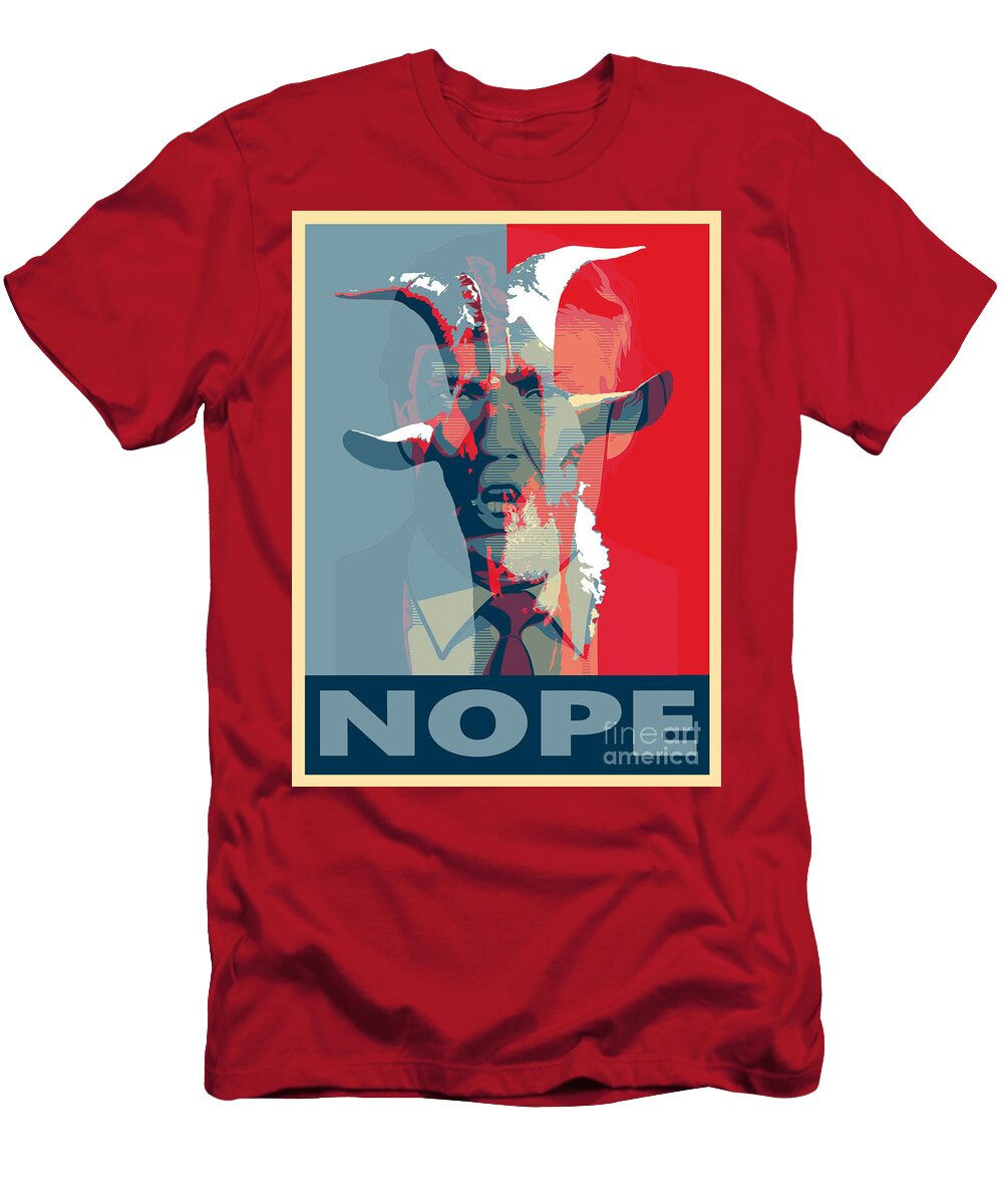 Nope Goat Zoltan Horvath T-Shirt