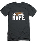 Nope Lazy Basset Hound Dog Sleeping Funny Dog Lovers National Pet Day Oakleyray5mimi T-Shirt