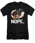 Nope Lazy Dachshund Gift Wiener Dog Sophie Eleanor T-Shirt