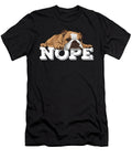 Nope Lazy English Bulldog Dog Lover 1 T-Shirt