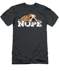 Nope Lazy English Bulldog Dog Lover Athenn Olivi T-Shirt