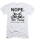 Nope Not Today Cat Peeking Funny Casual Wear for Studi Alex T-Shirt