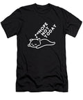 Nope Not Today Cute Sleeping Cat Illustration Furkan Er T-Shirt