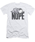 Nope Not Today Lazy Mood Sleeping Dog Steven Zimmer T-Shirt