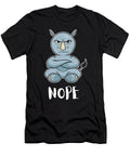 Nope Rhinocerus I Funny Lazy Rhino Maximus Designs T-Shirt