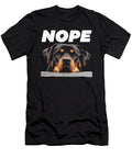 Nope Rottweiler Dog Sarcastic Rottie Pet Lover Dh Bubble T-Shirt