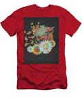 Nope Today Heifer Highland Cow Sunflower Daisies Circle Grover Mcclure T-Shirt