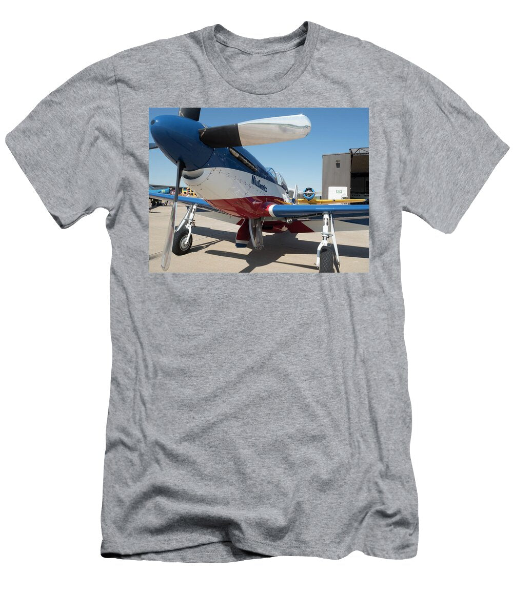 North American P 51 Mustang V1 John Straton T-Shirt