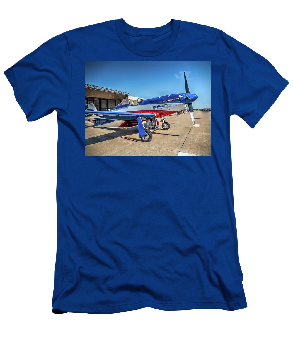 North American P 51 Mustang V3 John Straton T-Shirt