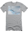 North American T 28 Trojan a Single Engine Trainerflying in Form Bruce Beck T-Shirt