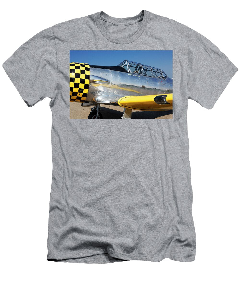 North American T 6 Texan on the Tarmac At Oakland Airport Open H Bruce Beck T-Shirt