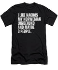 Norwegian Lundehund Dog Owner Nachos Lover Funny Studi Alex T-Shirt