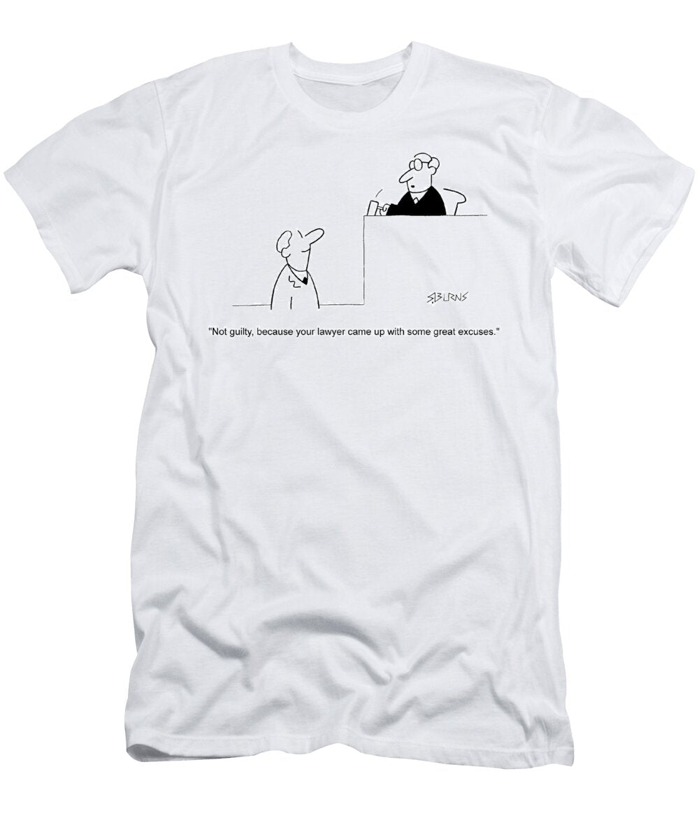 Not Guilty Because Your Lawyer Came Up with Some Great Shannon Burns T-Shirt