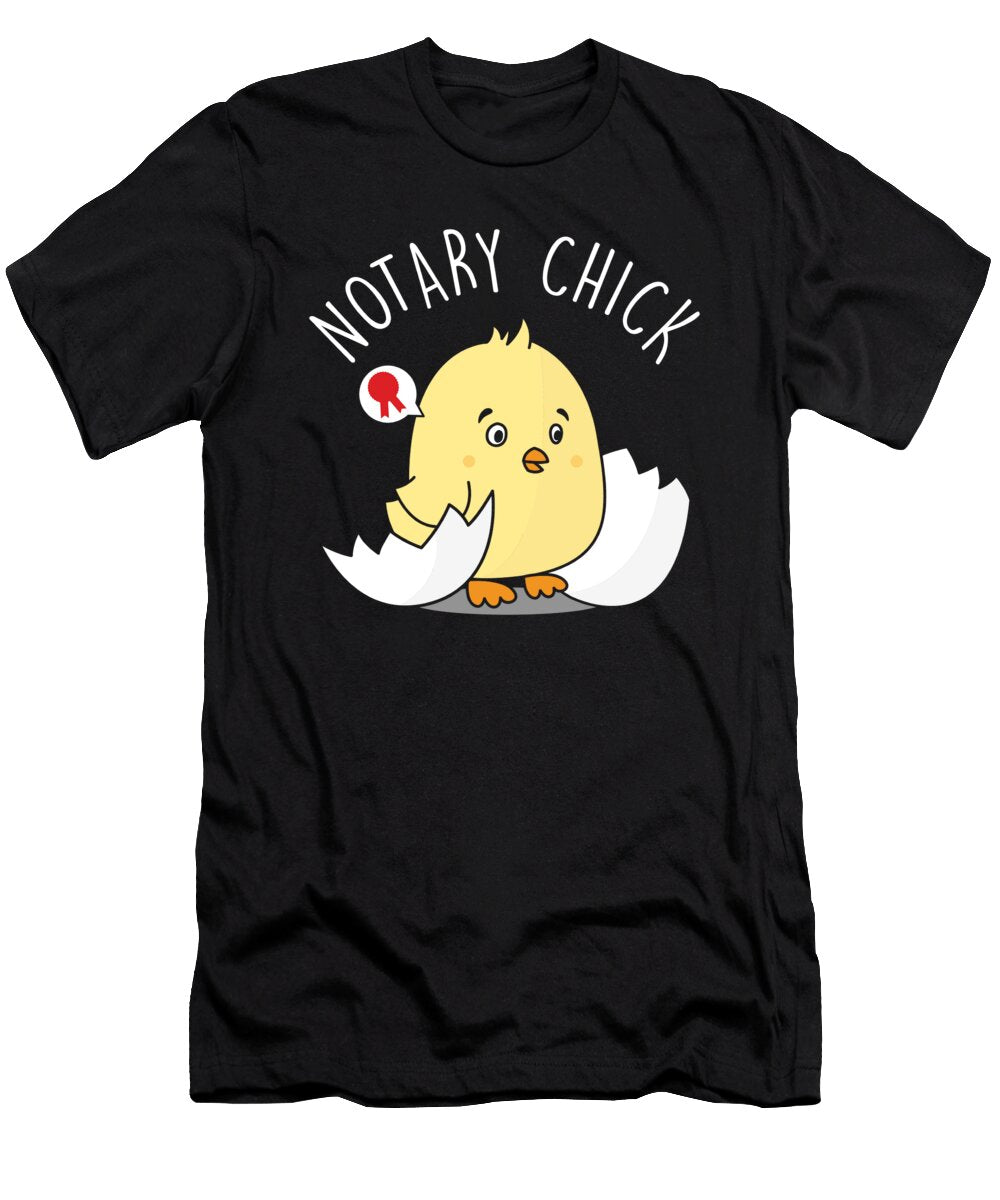 Notary Chick Notary Public Attorney Lawyer Gift Thomas Larch T-Shirt