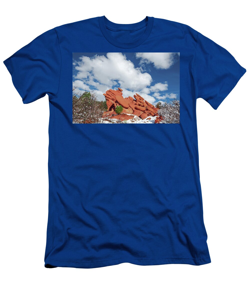 Nowhere Can You Find a Quieter Retreat Than in Your Own Soul Pancake Rocks Garden of the Gods Bijan Pirnia T-Shirt