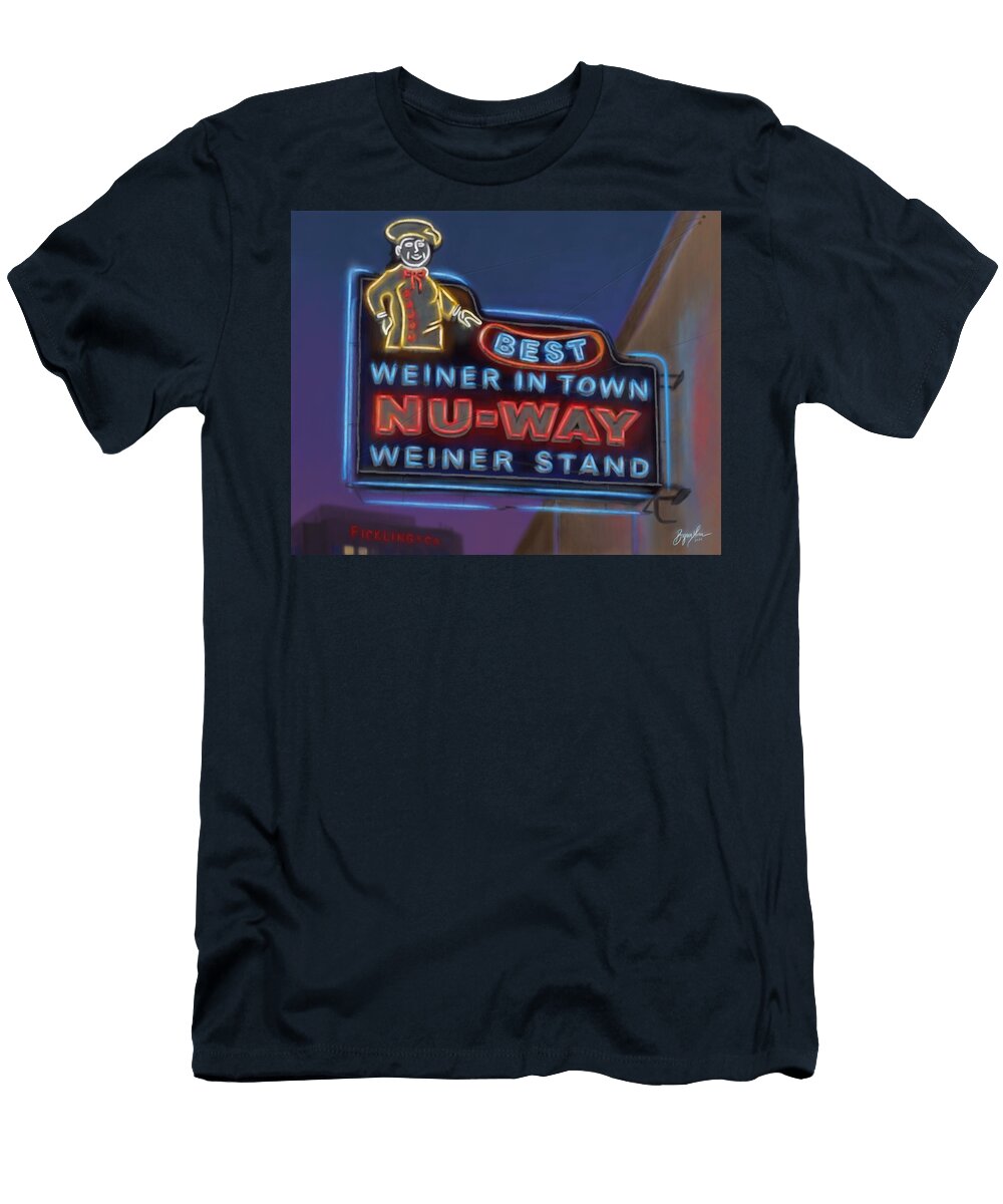 Nu Way Weiners Macon Georgia Bryan Horn T-Shirt