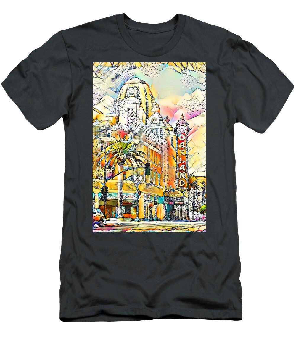Oakland Fox Theatre 20210113 V1 Wingsdomain Art and Photography T-Shirt