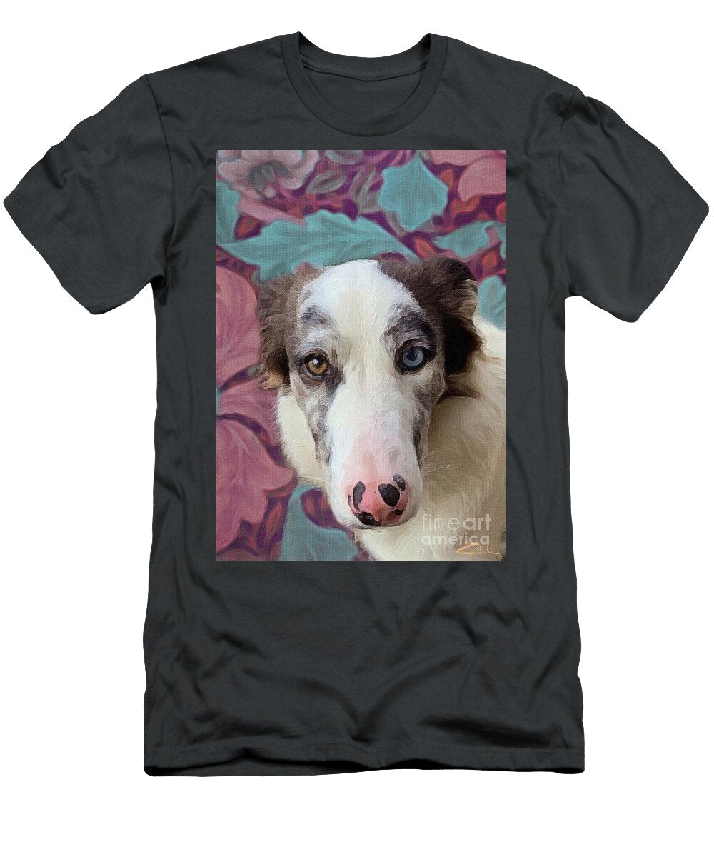 Odd Colored Eyed Dog Zelda Tessadori T-Shirt
